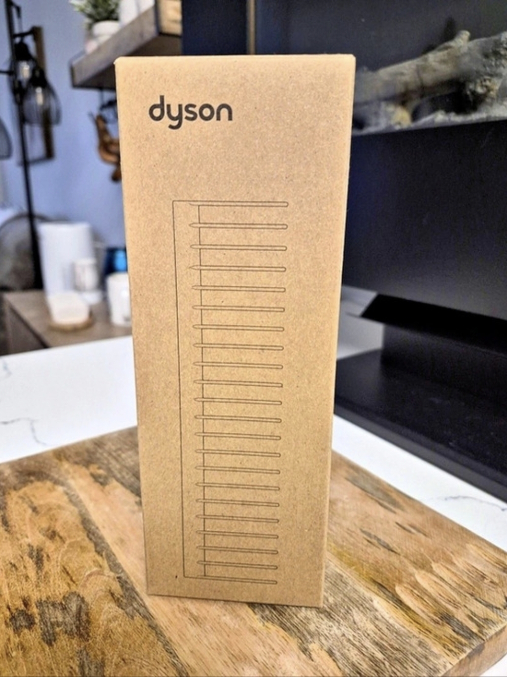 Dyson designed Detangling Comb, Black Rose Gold Accents